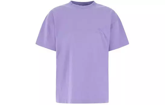 Футболка женская Balenciaga повседневная, фиолетовый