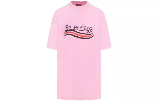 Футболка женская Balenciaga, розовый