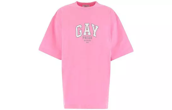 Футболка женская Balenciaga, розовый