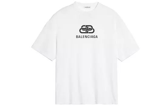 Футболка женская Balenciaga с логотипом, белый