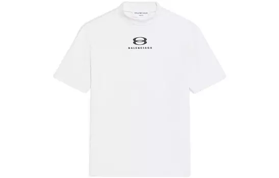 Футболка женская Balenciaga с принтом, белый