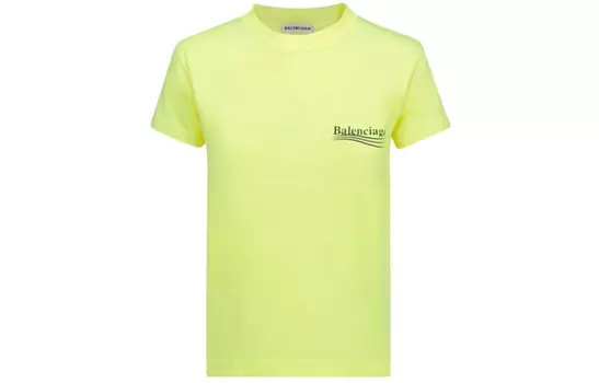Футболка женская Balenciaga, салатовый