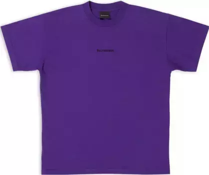 Футболка женская Balenciaga, темно-фиолетовый