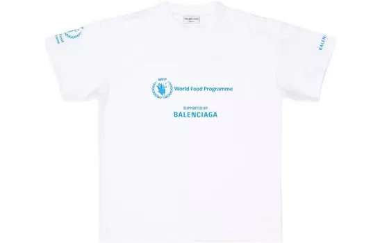 Футболка женская Balenciaga x WFP, белый