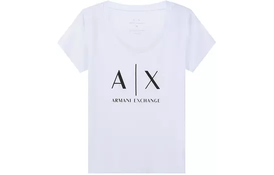 Футболка женская белая Armani Exchange