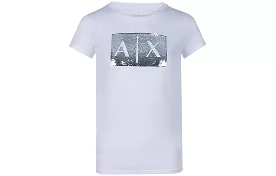 Футболка женская белая Armani Exchange