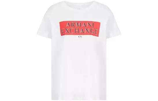 Футболка женская белая Armani Exchange