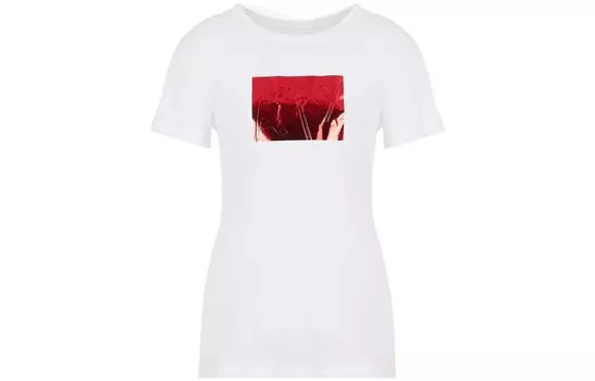 Футболка женская белая Armani Exchange