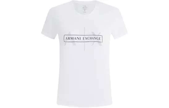Футболка женская белая Armani Exchange