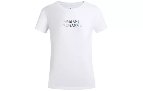 Футболка женская белая Armani Exchange