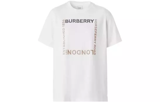 Футболка женская белая Burberry, белый