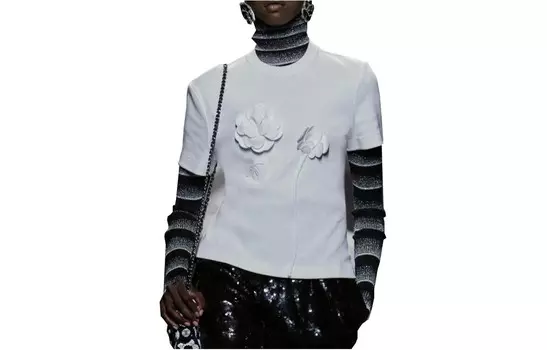 Футболка женская белая Chanel