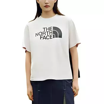 Футболка женская белая/черная The North Face