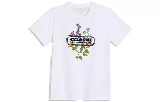 Футболка женская белая Coach