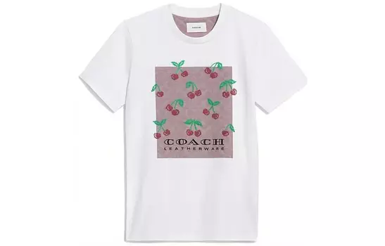 Футболка женская белая Coach