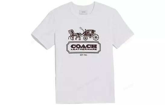 Футболка женская белая Coach