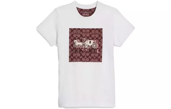 Футболка женская белая Coach