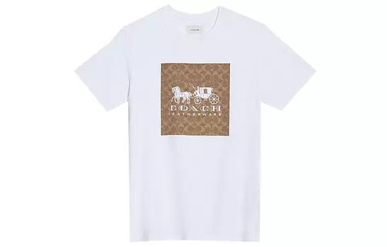 Футболка женская белая Coach