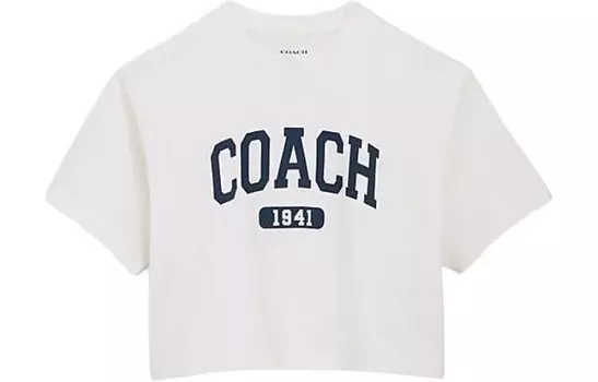 Футболка женская белая Coach