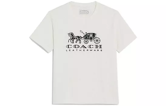 Футболка женская белая Coach