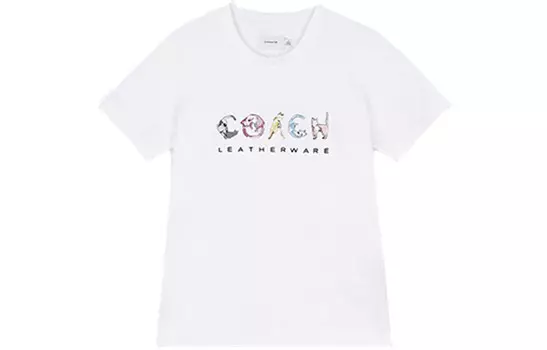 Футболка женская белая Coach