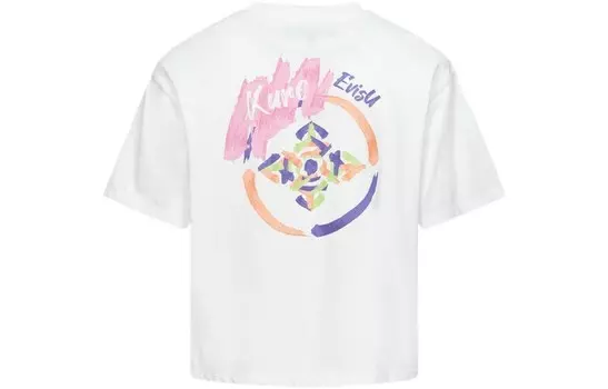 Футболка женская белая Evisu