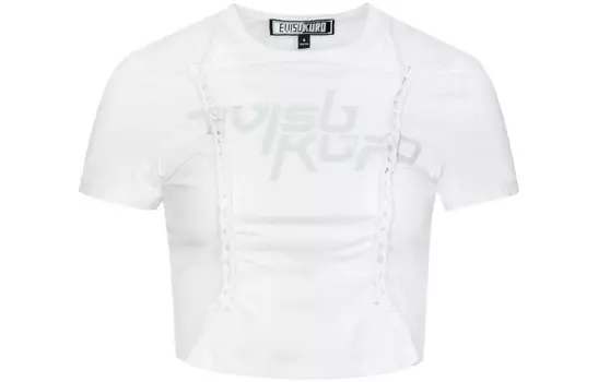 Футболка женская белая Evisu