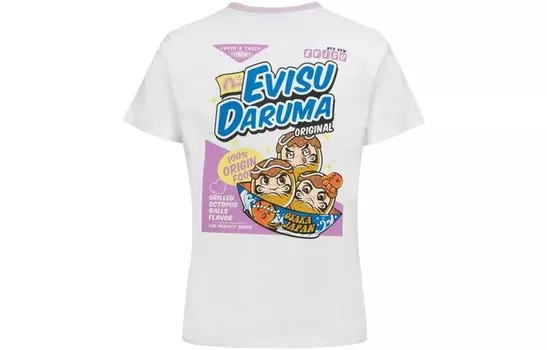 Футболка женская белая Evisu