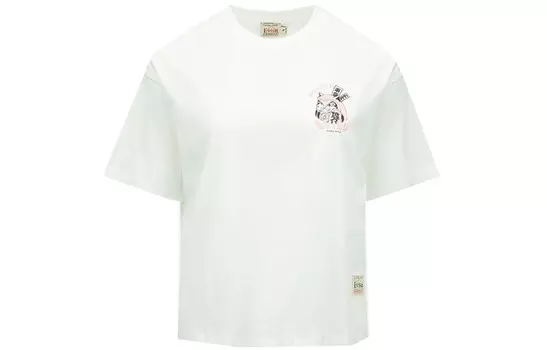 Футболка женская белая Evisu