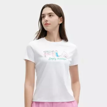 Футболка женская белая Fila