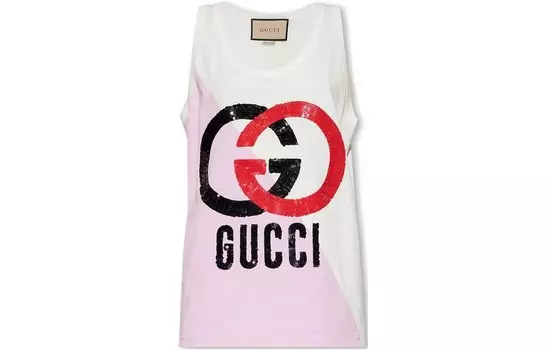 Футболка женская белая Gucci