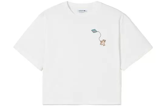 Футболка женская белая Lacoste