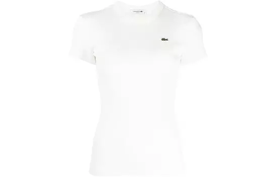 Футболка женская белая Lacoste