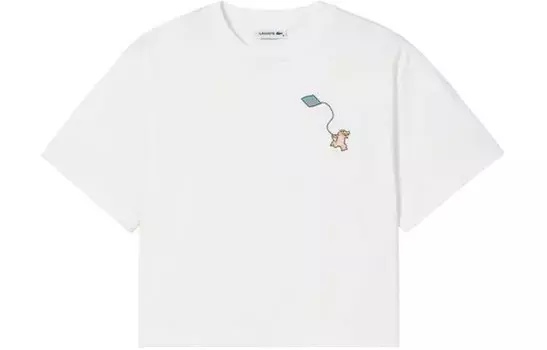 Футболка женская белая Lacoste