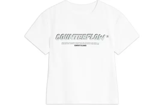 Футболка женская белая Lining