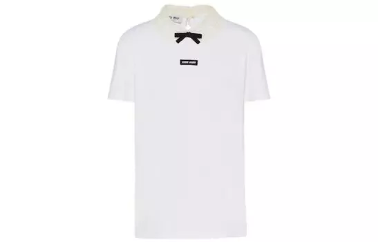 Футболка женская белая Miu Miu