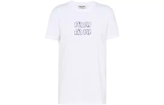 Футболка женская белая Miu Miu
