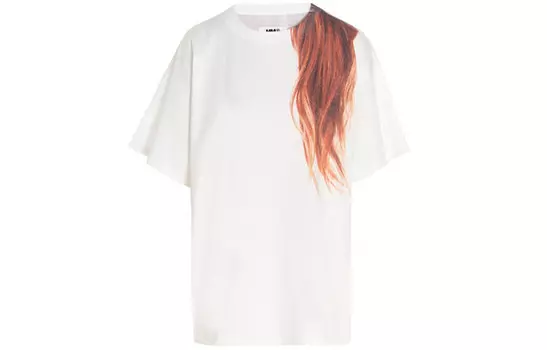 Футболка женская белая Mm6 Maison Margiela