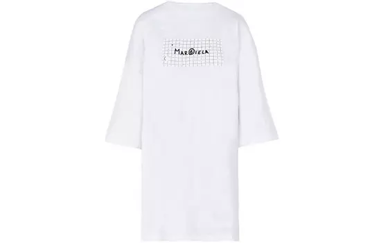 Футболка женская белая Mm6 Maison Margiela