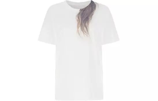 Футболка женская белая Mm6 Maison Margiela