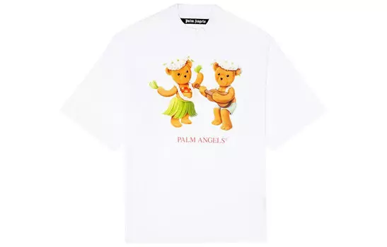 Футболка женская белая Palm Angels, белый