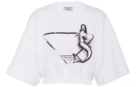Футболка женская белая Prada