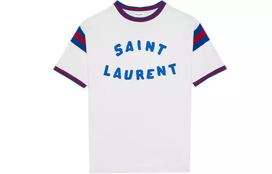 Футболка женская белая Saint Laurent