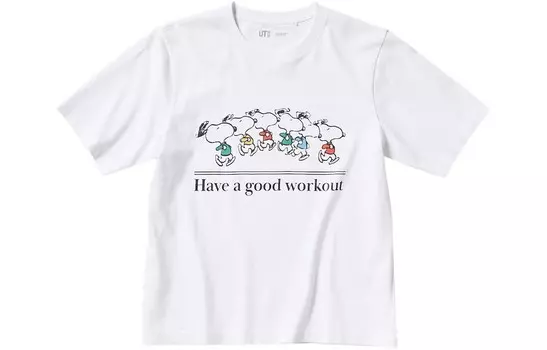 Футболка женская белая Uniqlo
