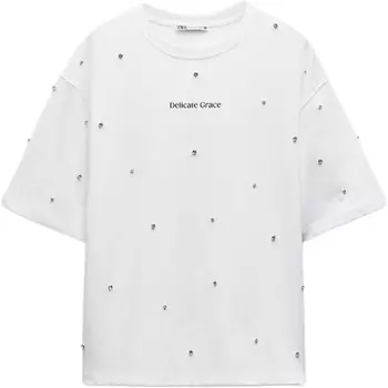 Футболка женская белая Zara