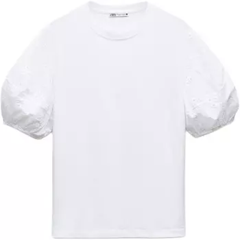 Футболка женская белая Zara