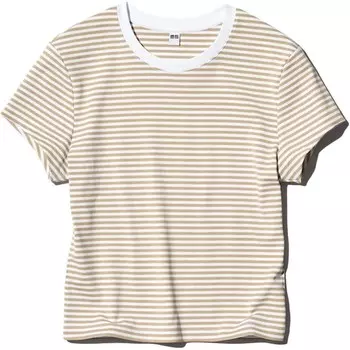 Футболка женская бежевая Uniqlo