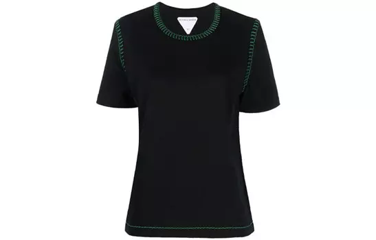 Футболка женская Bottega Veneta, черный
