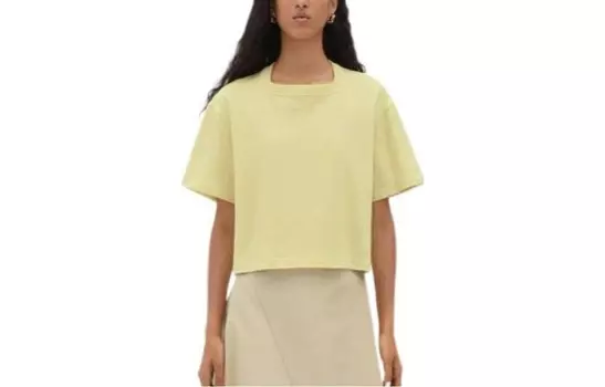 Футболка женская Bottega Veneta, желтый