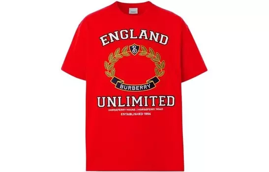 Футболка женская Burberry, красный